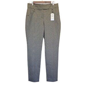 🏷️NWT  -  EXPRESS Ankle Midrise Houndstooth Troiuser Pant sz 8L  -  NWT🏷️
